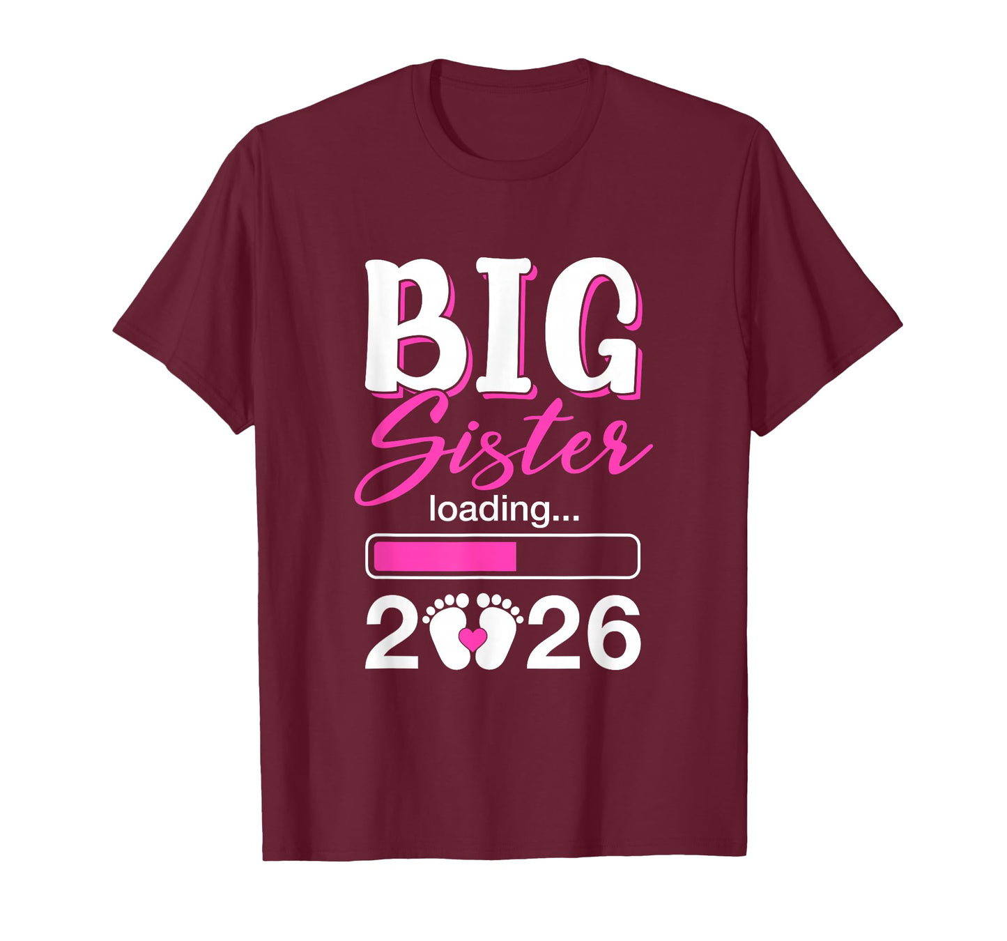 Big Sister Loading 2026 Promoted to Big Sister 2026 Kids T-Shirt