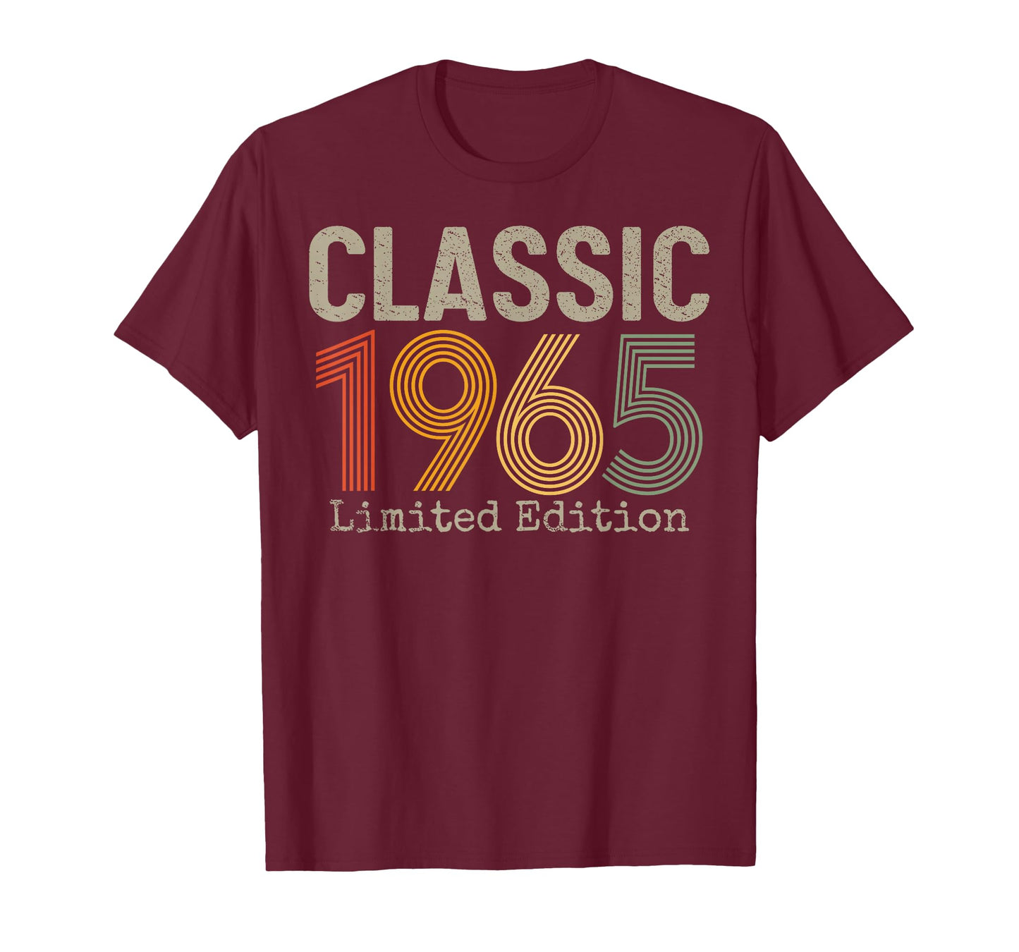 Classic 1965 Limited Edition 60 Year Old Gifts 60th Birthday T-Shirt