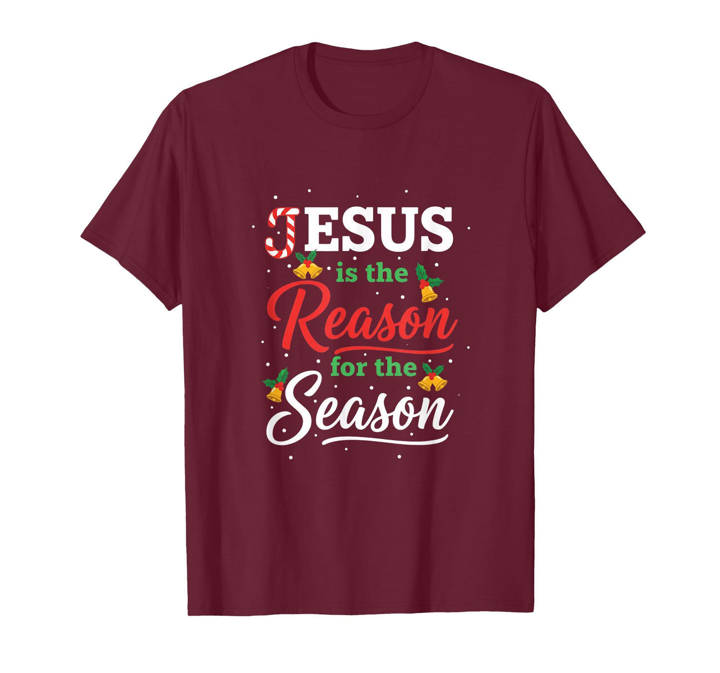Christian Jesus is The Reason for The Season Christmas Xmas T-Shirt