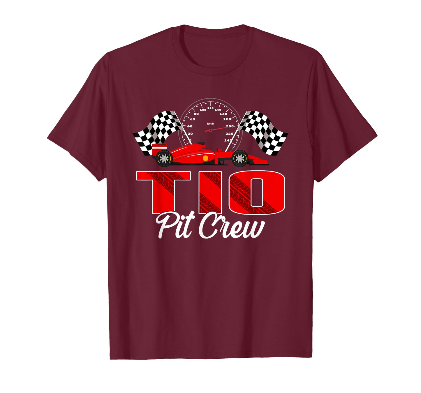 Race Car Birthday Party Racing Family Tio Pit Crew T-Shirt