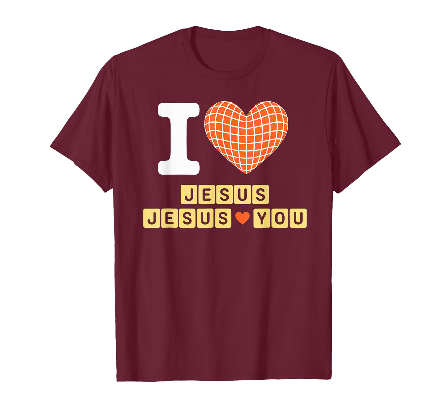 Christian Saying I Love Jesus Loves You Faith Women Men T-Shirt