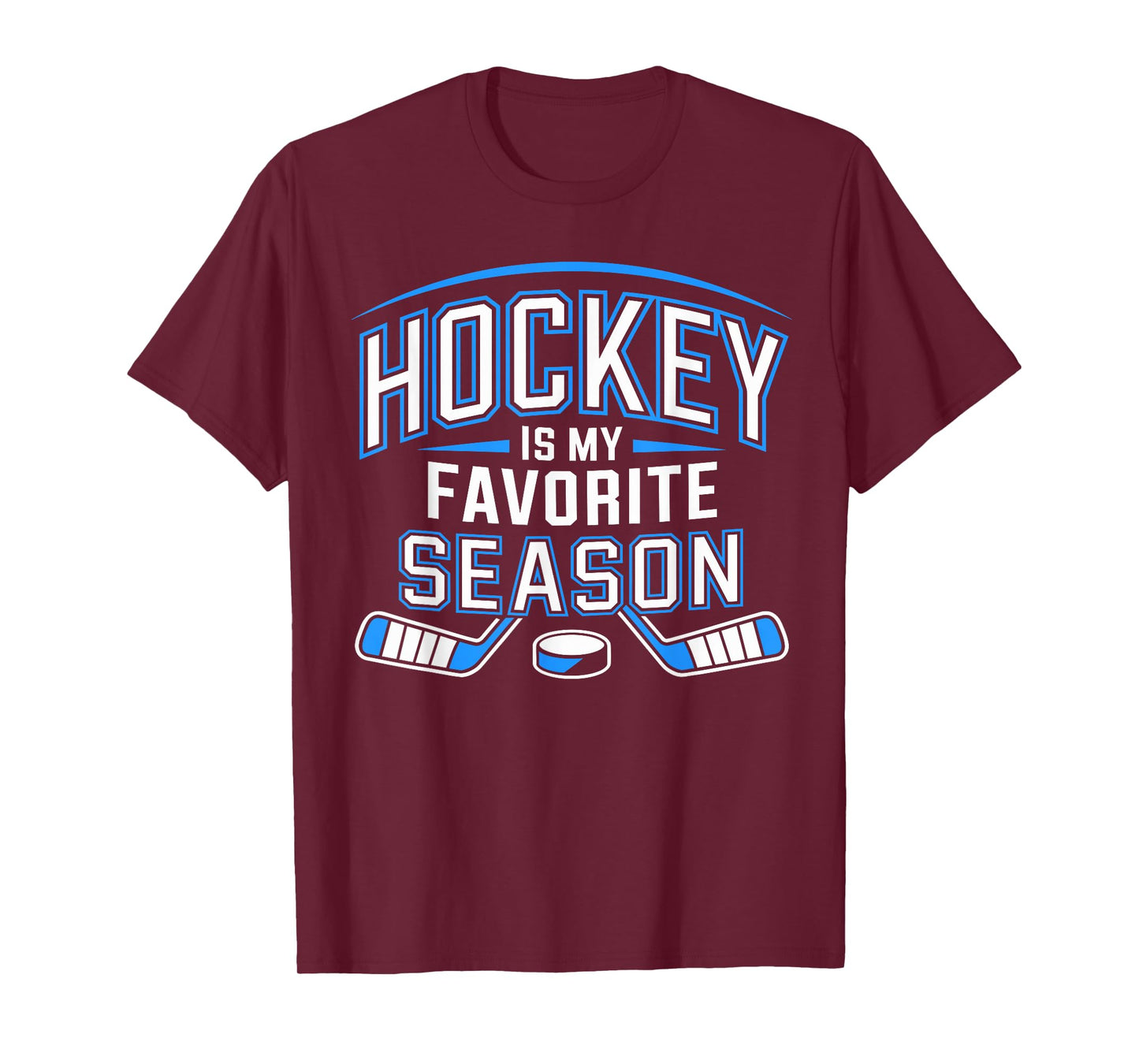 Hockey is My Favorite Season Funny Ice Hockey Player T-Shirt
