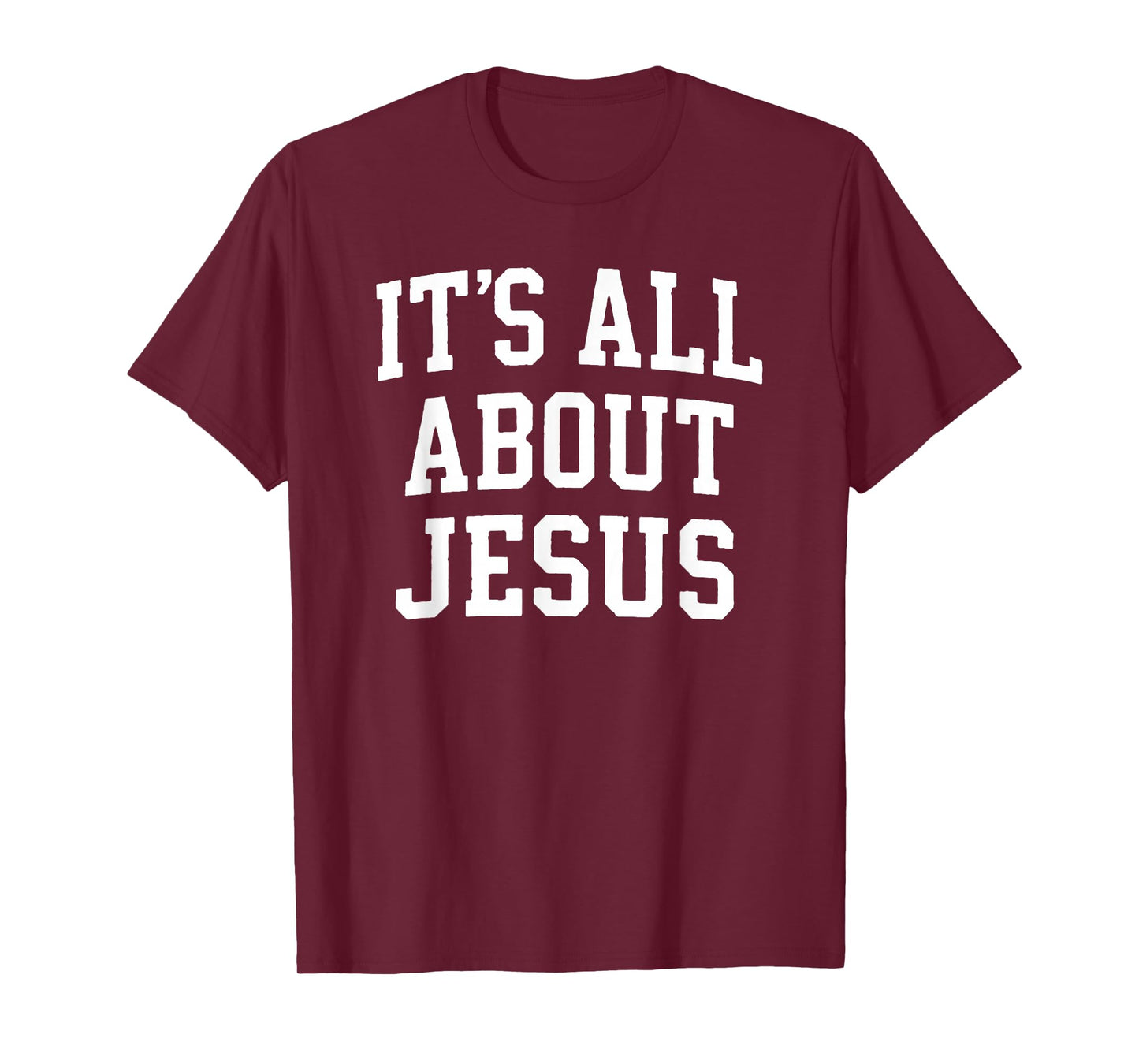 IT’S All About Jesus – Christian Sports Football T-Shirt