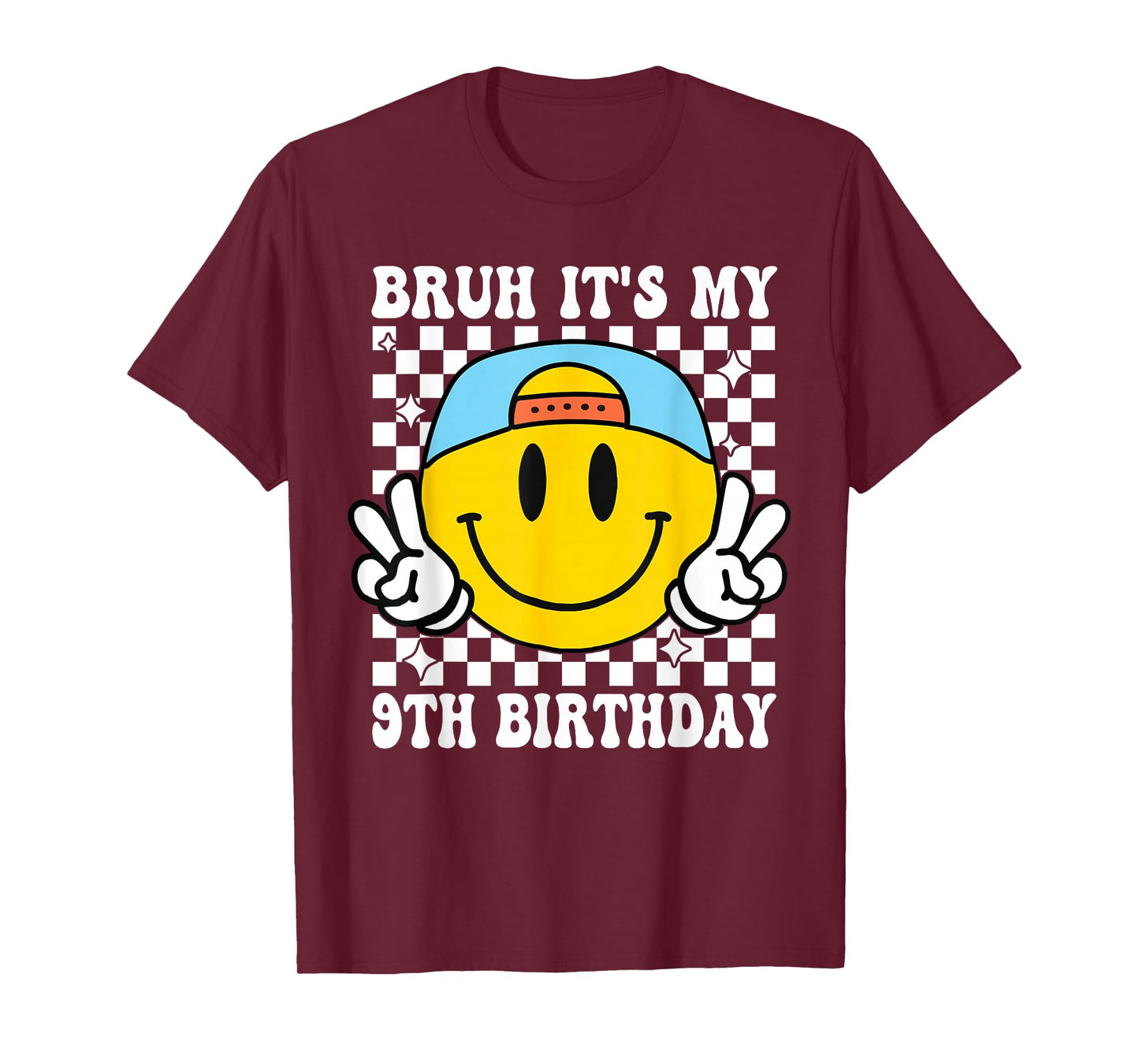 Bruh It's My 9th Birthday 9 Year Old Birthday Boys Girls T-Shirt
