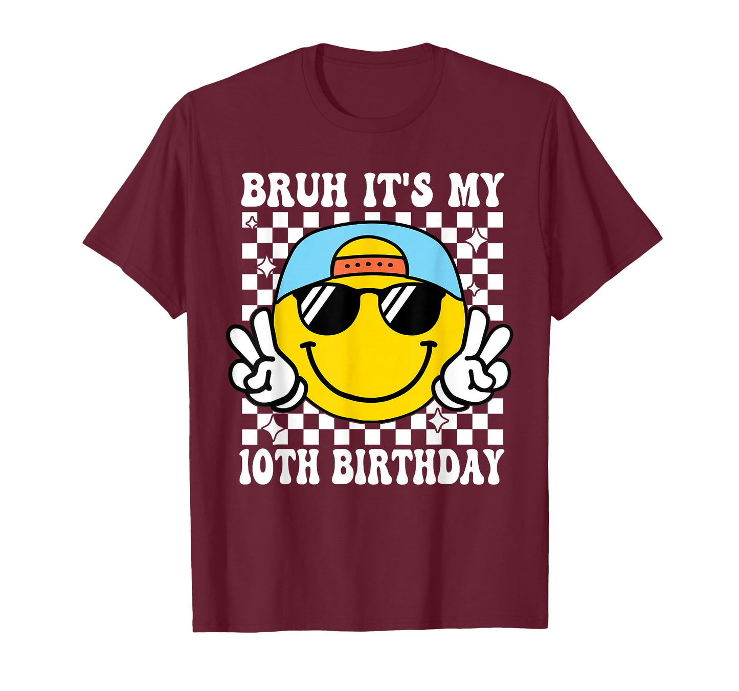 Bruh It's My 10th Birthday 10 Year Old Birthday Boys Girls T-Shirt