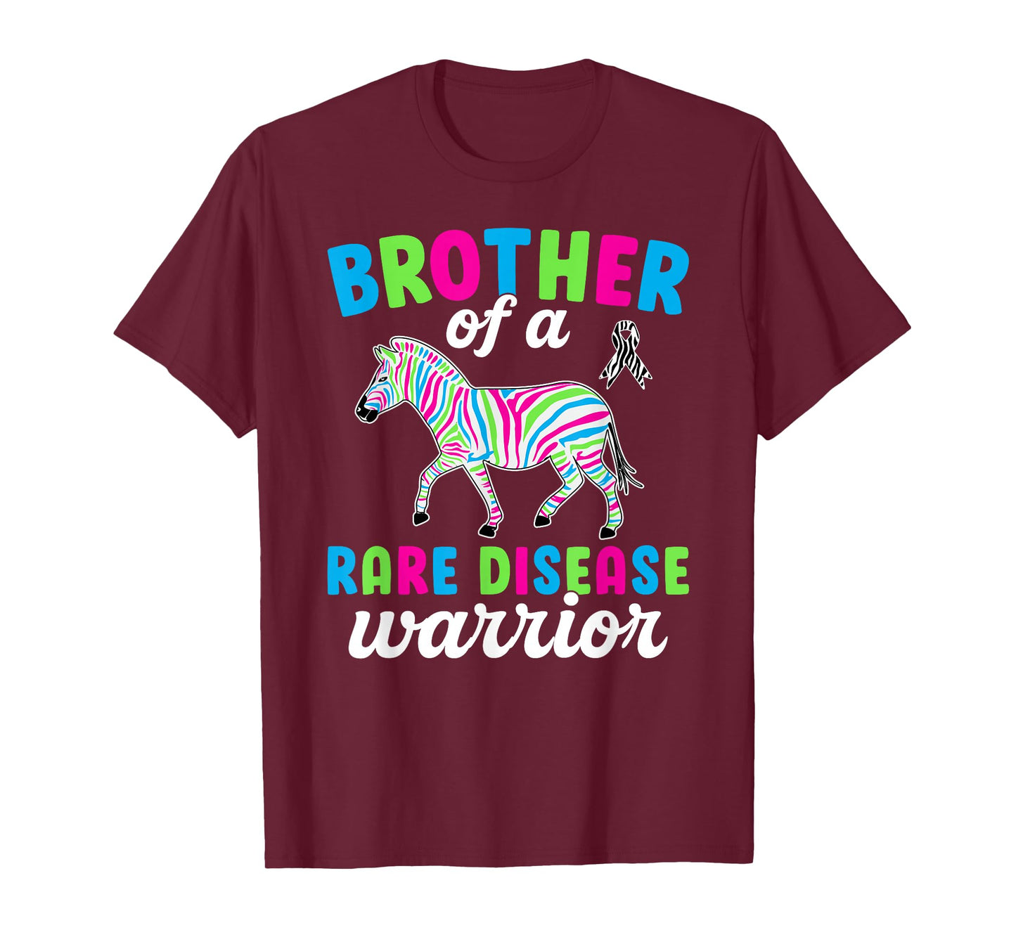 Brother of A Rare Disease Warrior Rare Disease Awareness T-Shirt