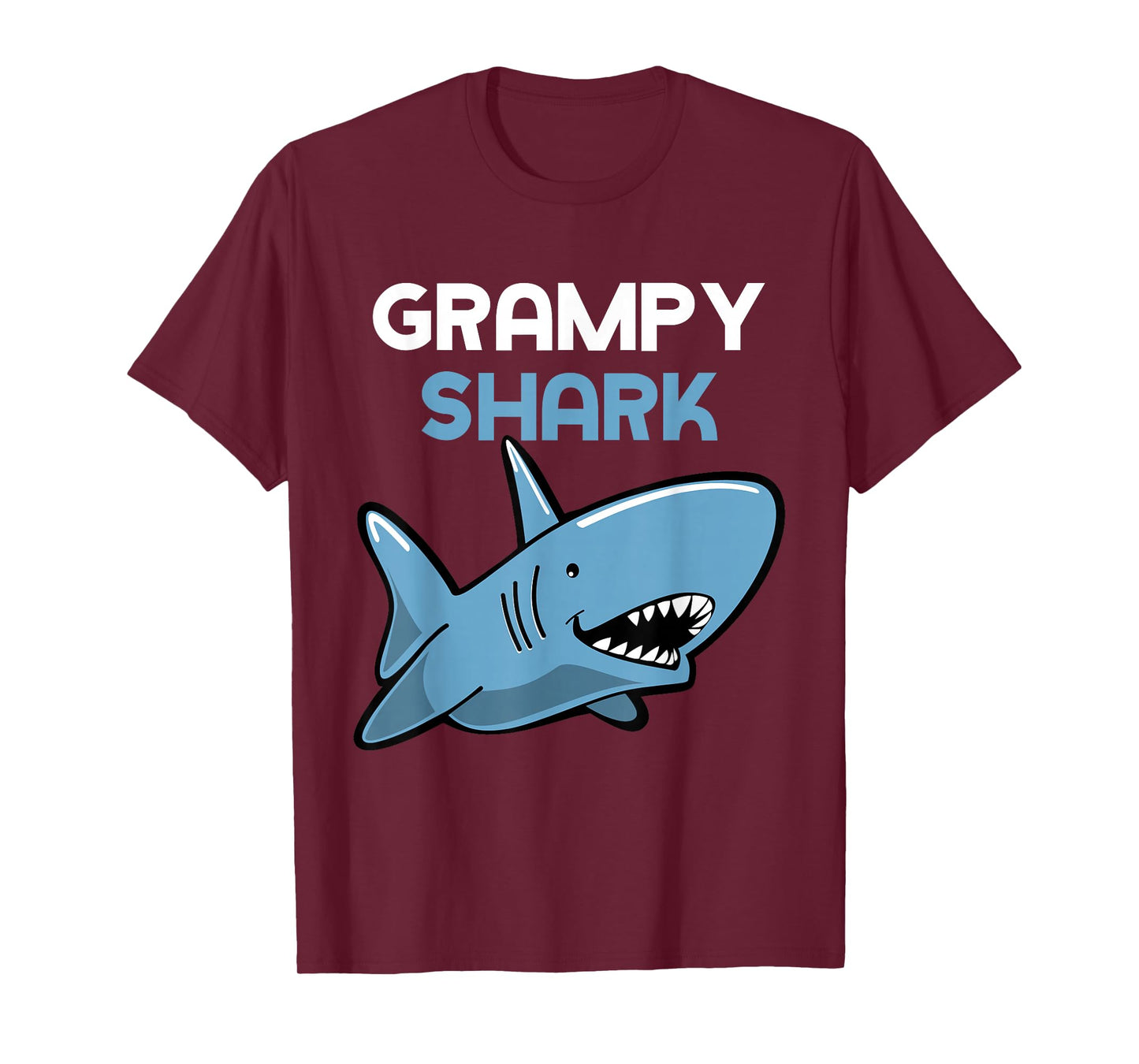 Grampy Shark Cool Funny Family T-Shirt