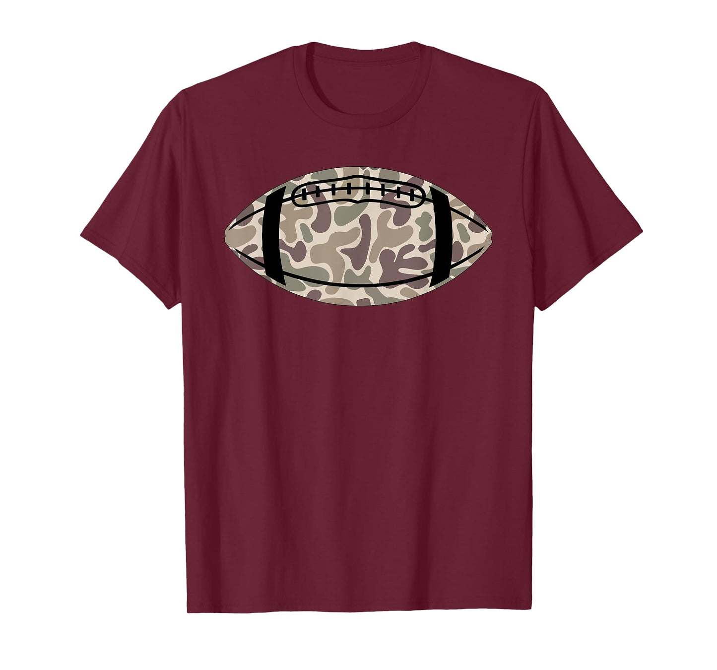 Touchdown American Football Game Day Thanksgiving Camo Funny T-Shirt