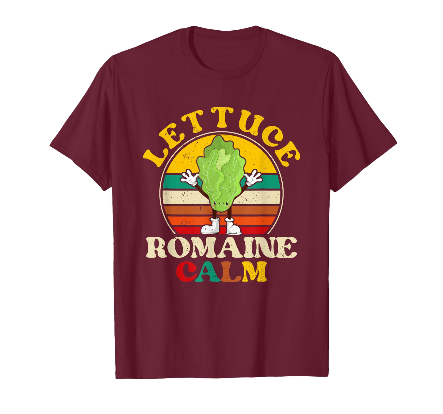 Vegan Lettuce Romaine Calm Vegetarian Funny Women T-Shirt
