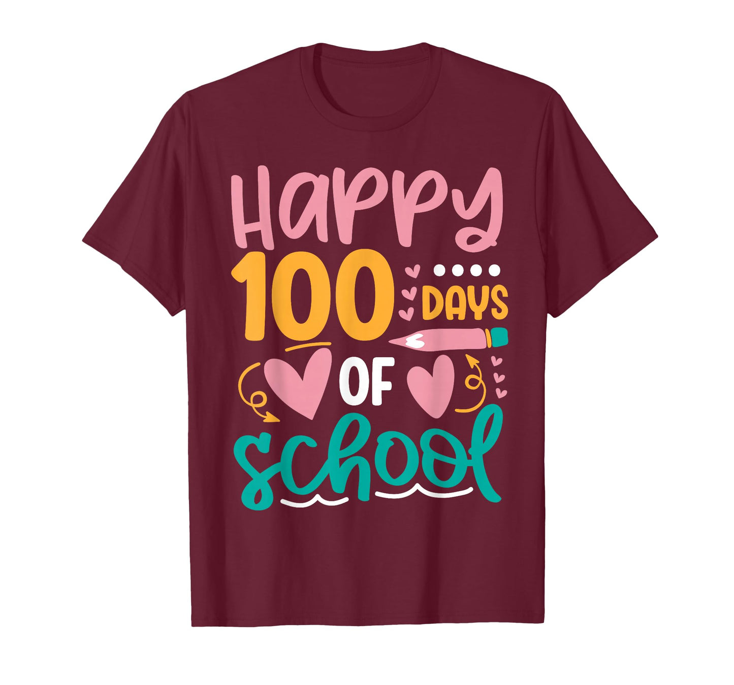 100th Day of School Celebration for Teacher Students T-Shirt