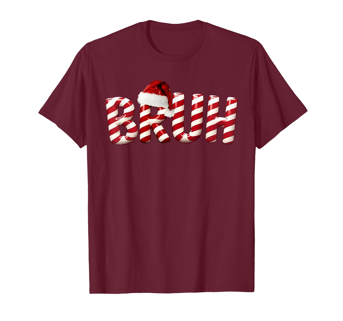 Bruh Christmas Kids Girls Boys Funny Christmas Humor Meme T-Shirt