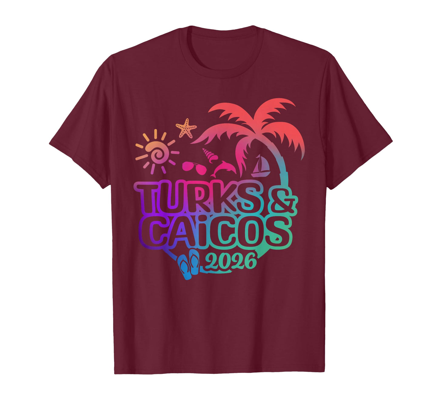 Turks-and-Caicos 2026 Cruise Vacation Family Summer Tie Dye T-Shirt