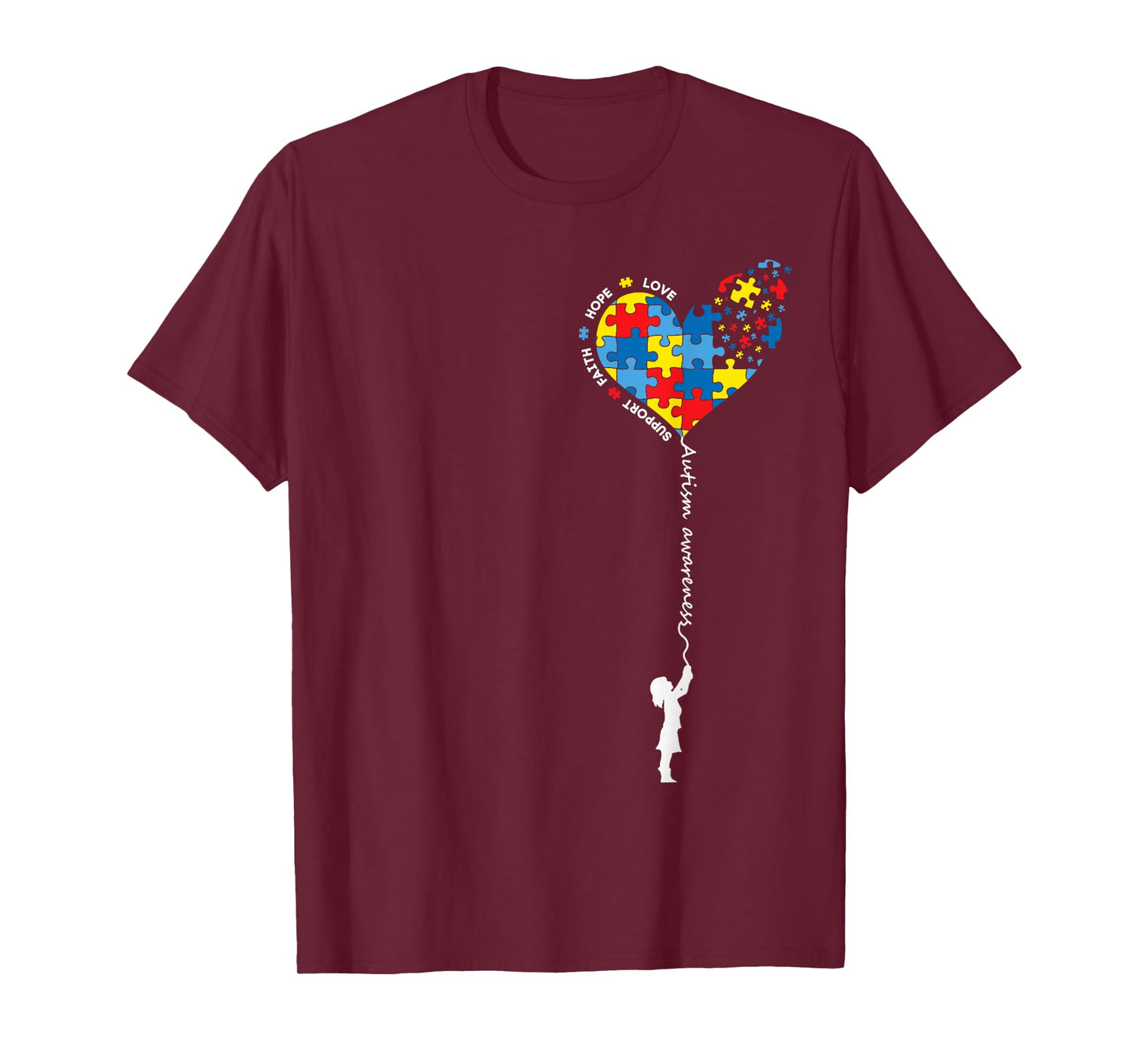 Autism Awareness Love Support Men Women Kids Autism T-Shirt