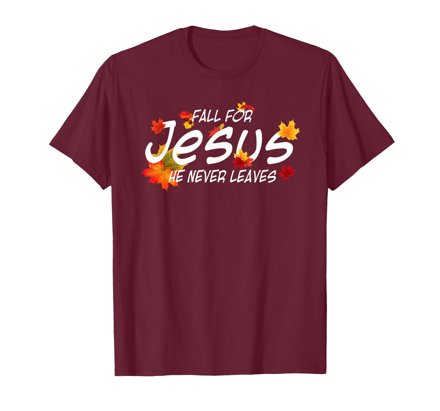 Christian Faith Gifts Halloween Fall for Jesus Religious T-Shirt