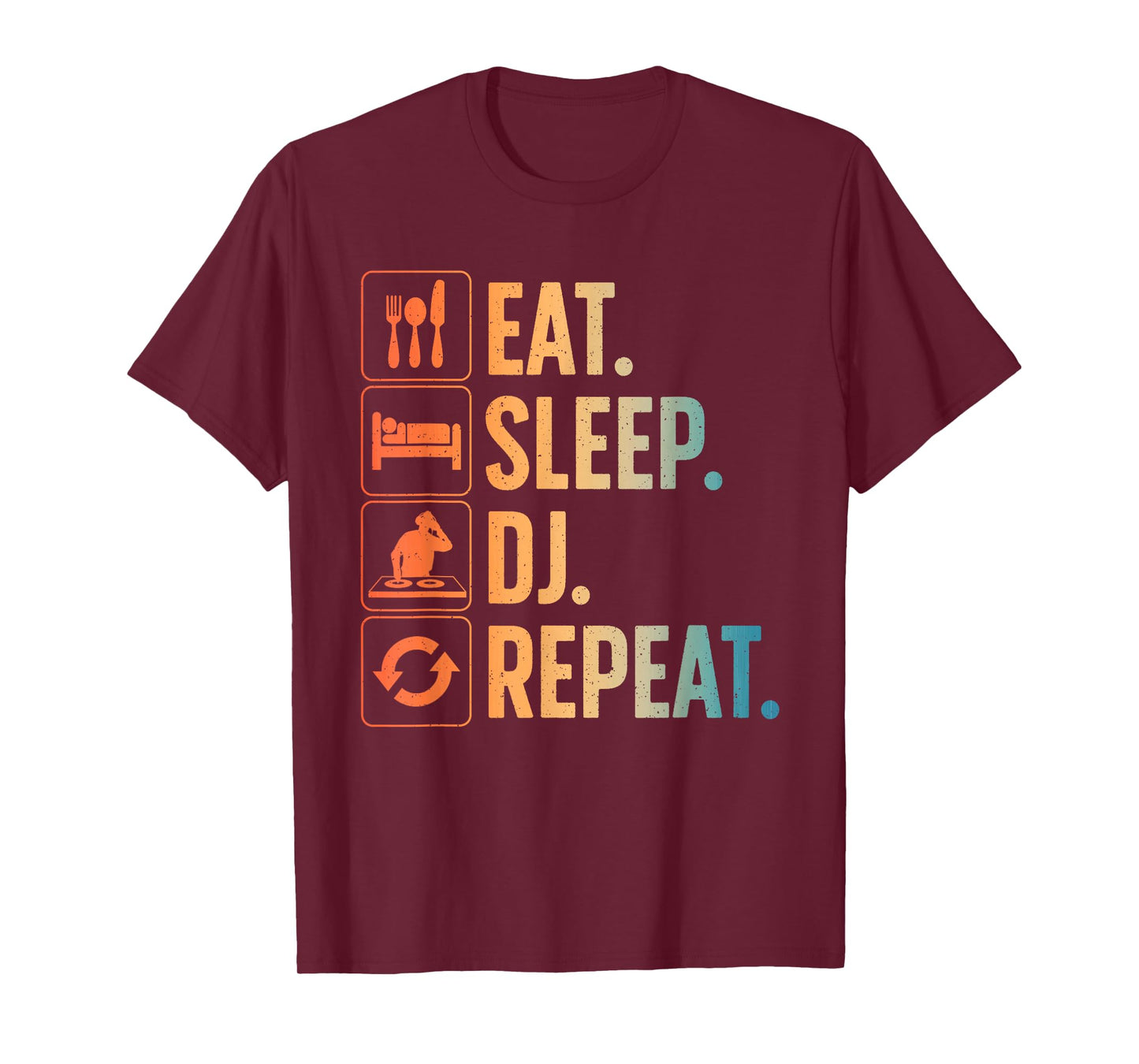 Cool DJ Art For Men Women Disc Jockey Music Producer EDM DJ T-Shirt