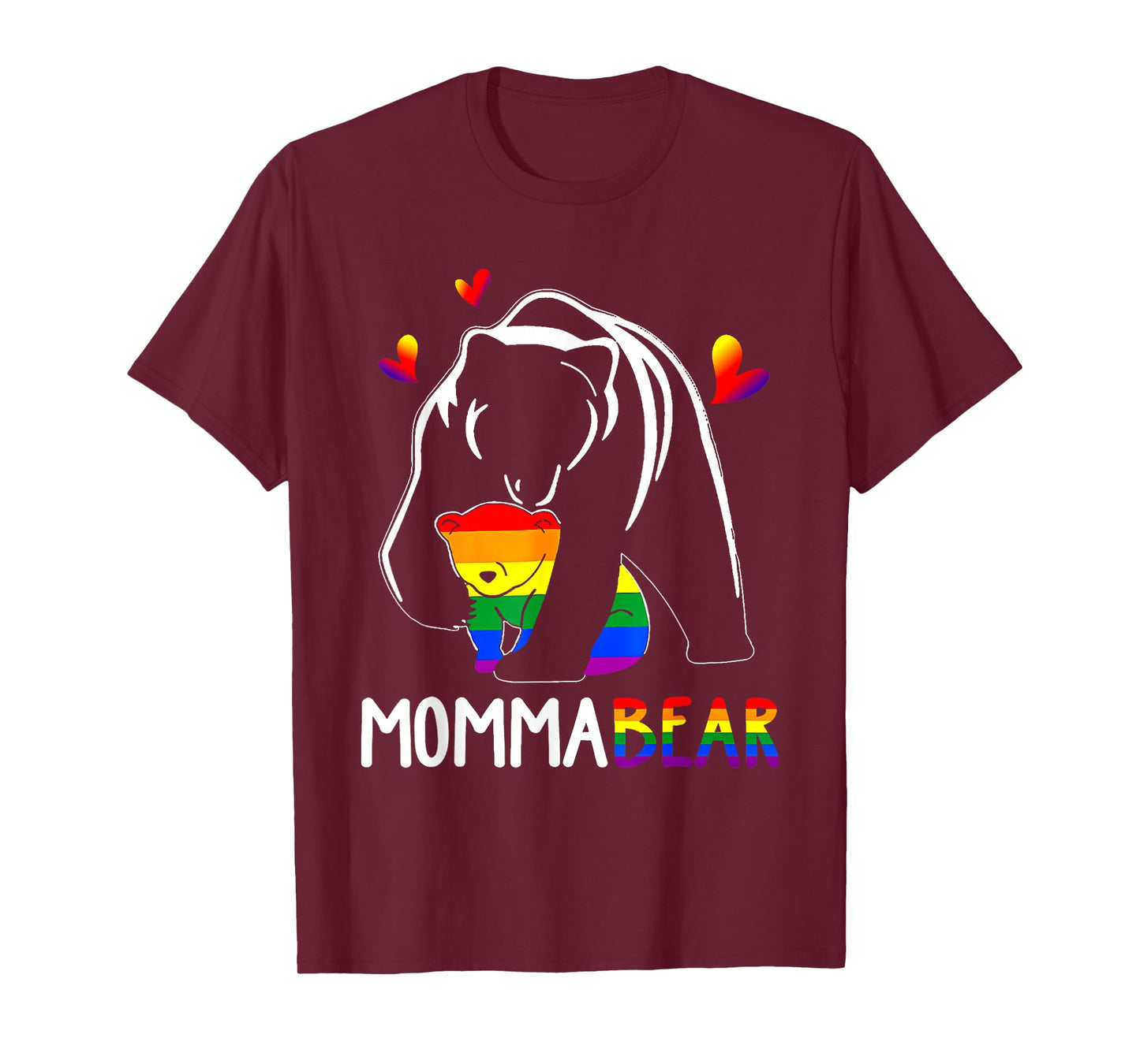 LGBT Mama Momma Bear Gay Pride Proud Mom Mother's Day T-Shirt