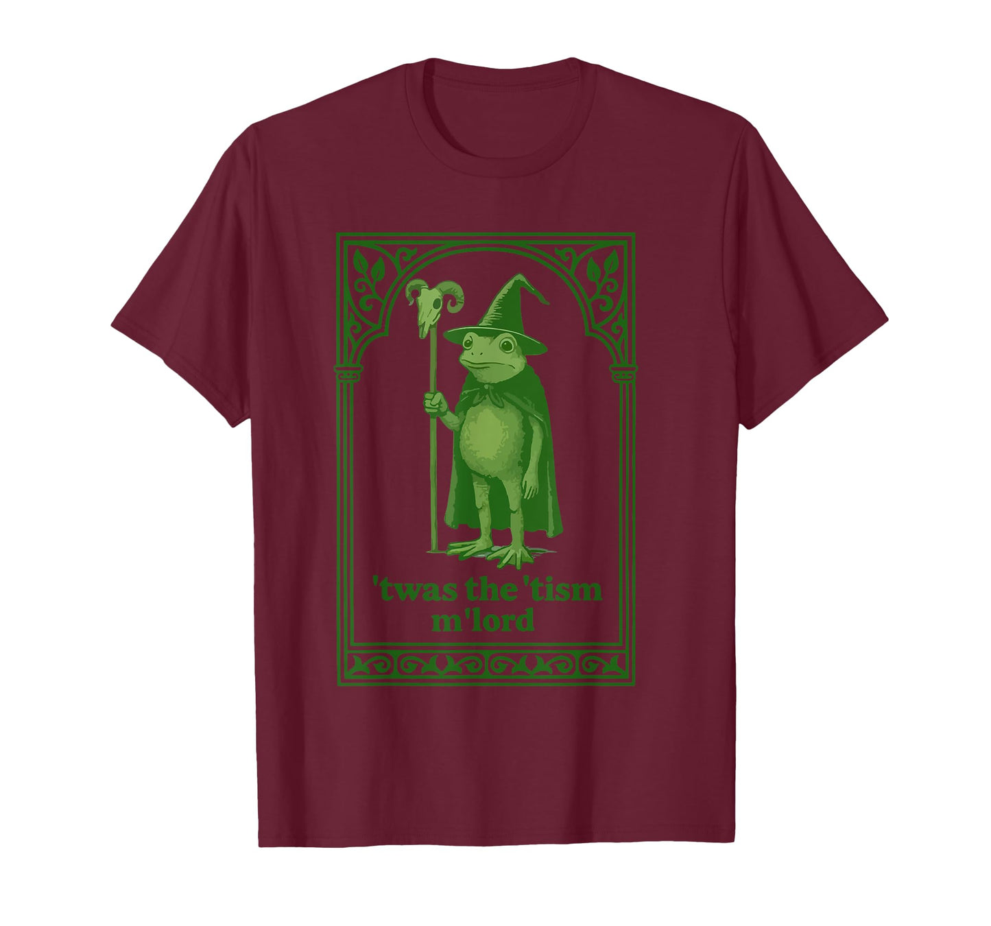Wizard T'was the 'Tism M'Lord Frog Meme Autism Awareness T-Shirt