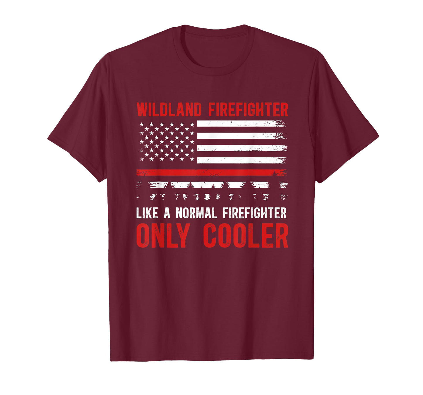 Wildland Firefighter Definition Wildland Fireman T-Shirt