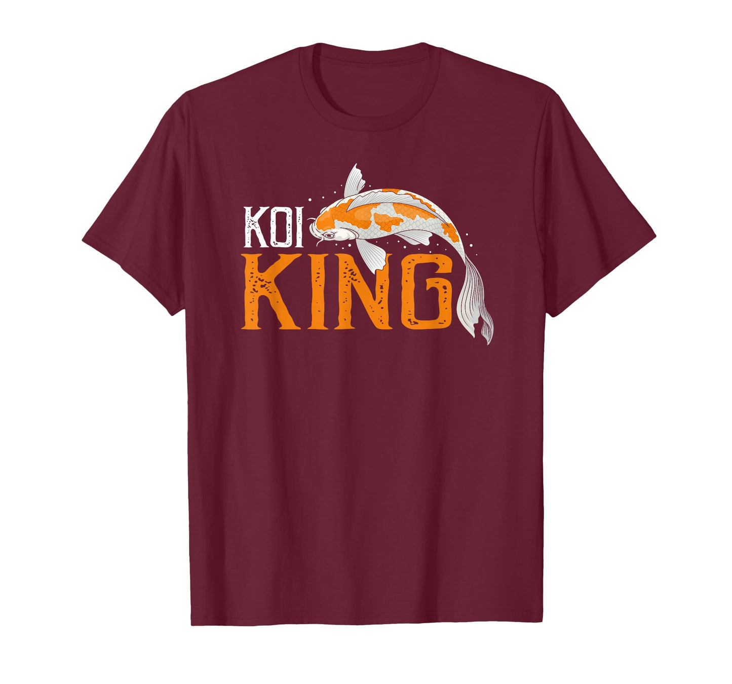 Koi King Bold Pond Owner Aquatic Hobby Master T-Shirt
