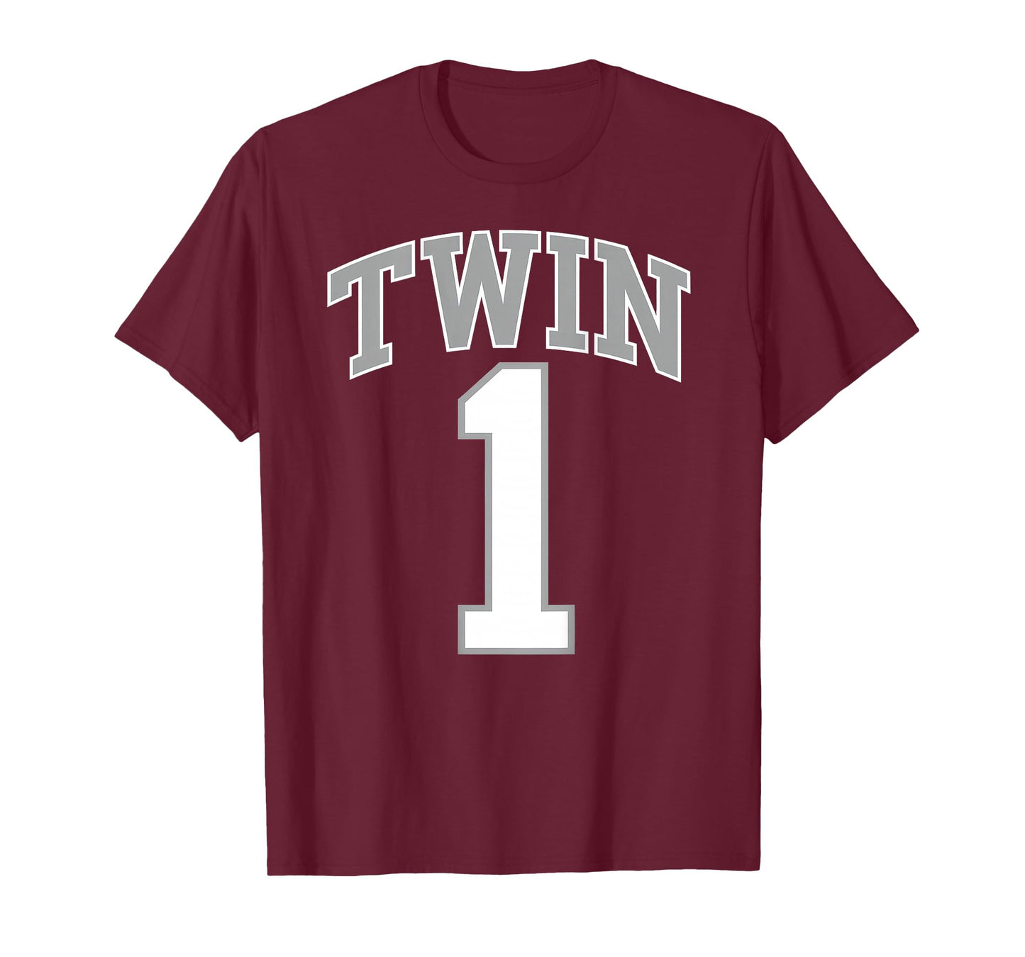 TWIN 1 and TWIN 2 matching adult & kids jersey funny T-Shirt