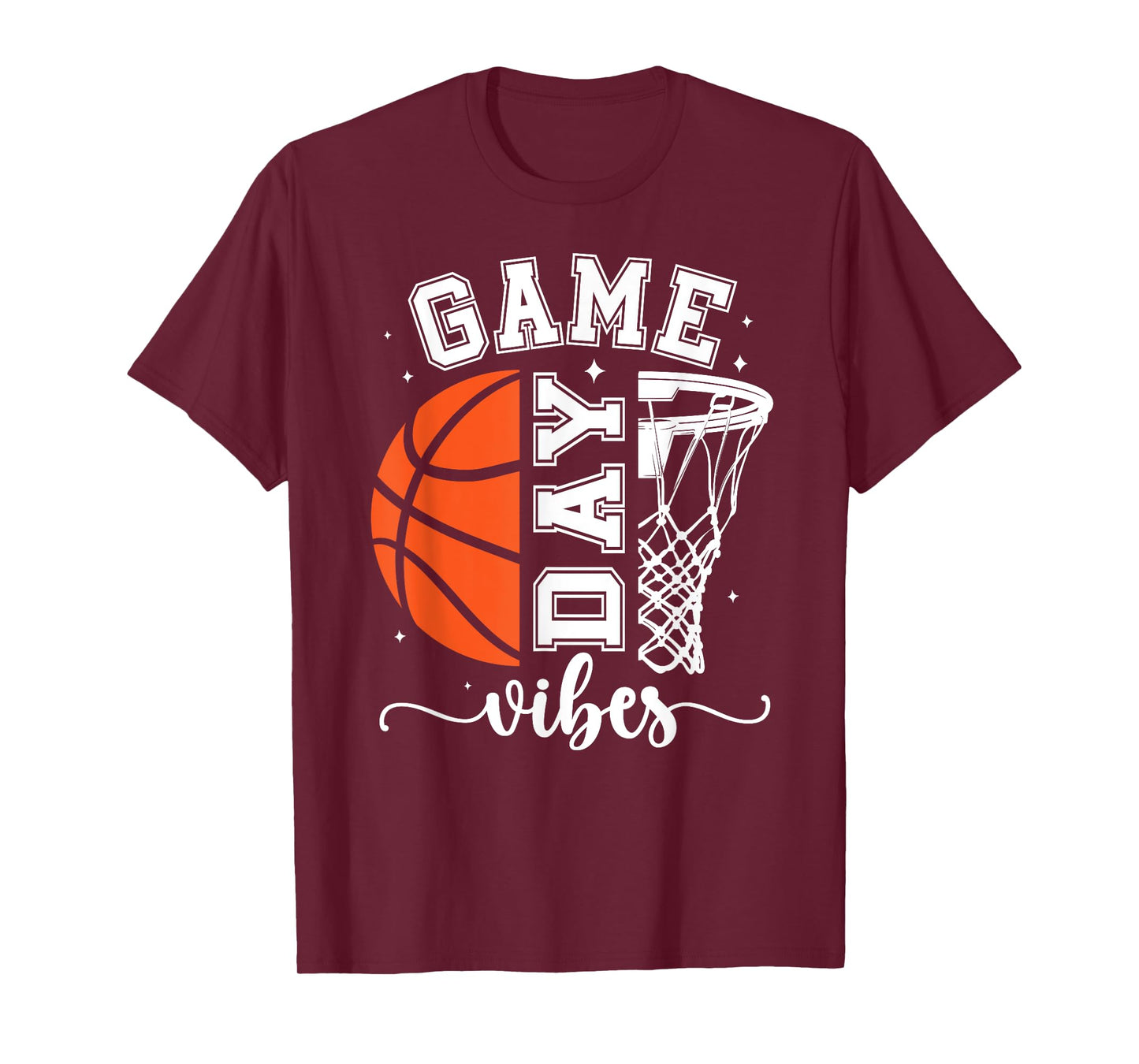 Basketball Game Day Vibes Game Day Basketball T-Shirt