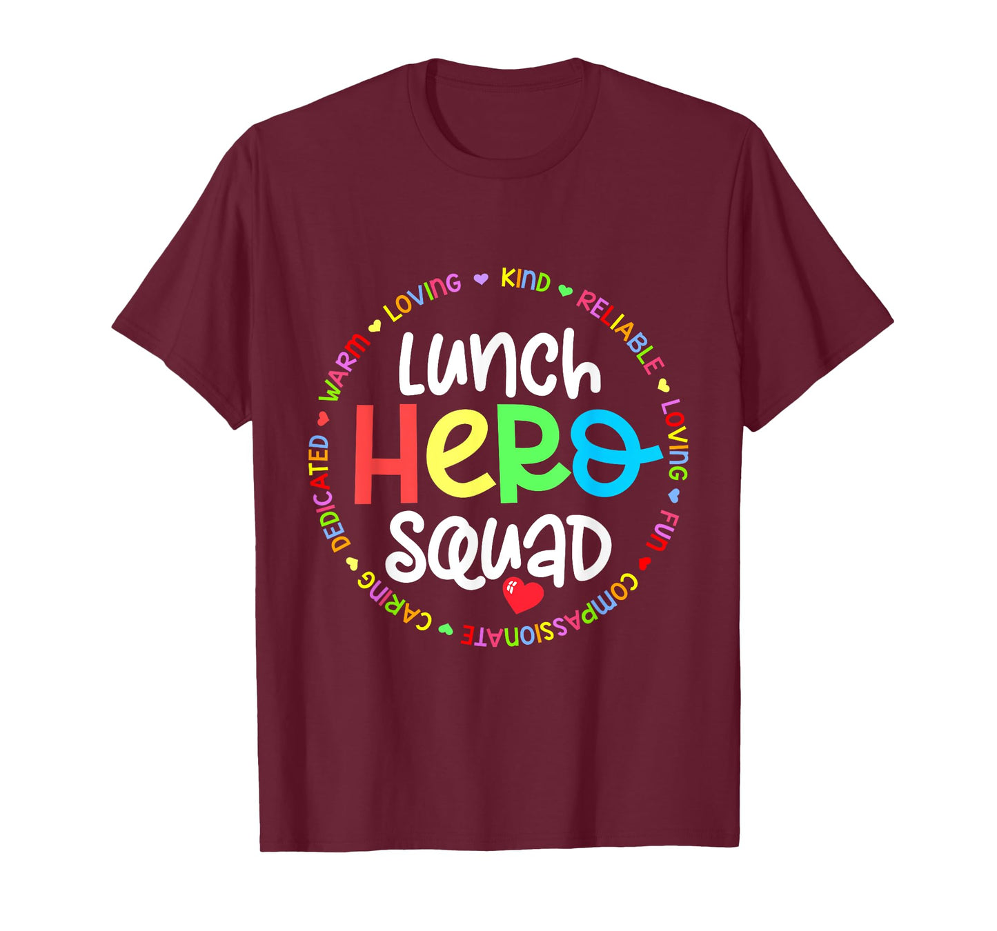 School Lunch Hero Squad Funny Lady Cafeteria Squad Workers T-Shirt
