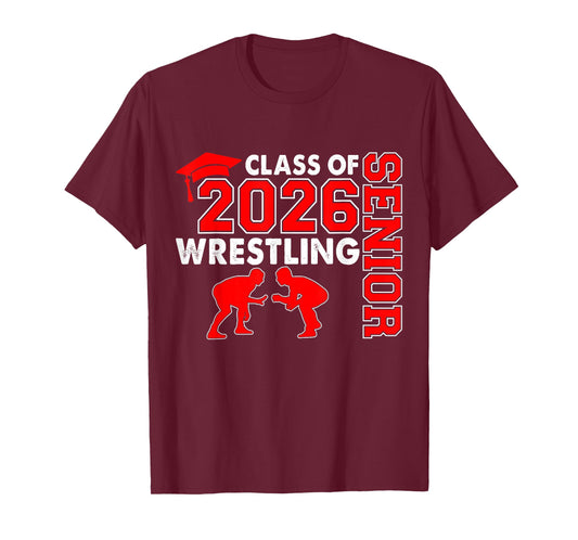 Senior Wrestling Mom 2026 Senior Mom Class of 2026 T-Shirt
