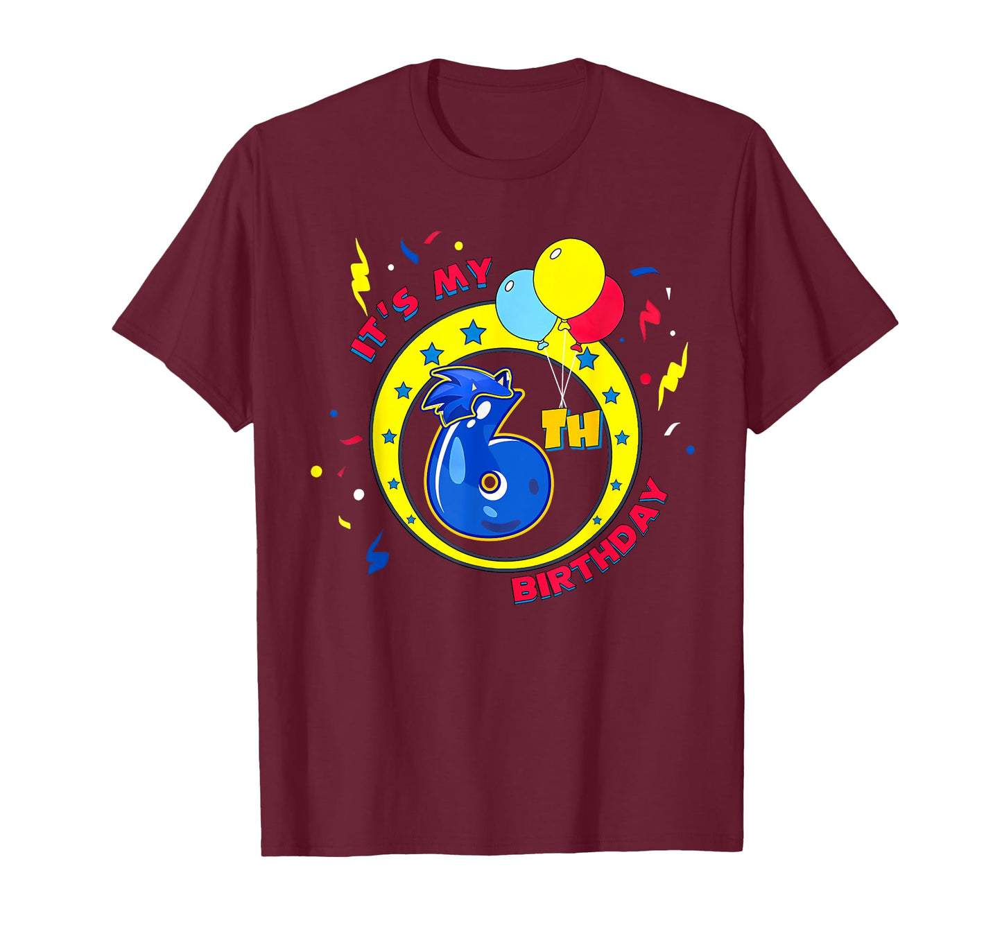 It's My 6th Birthday Boy Family Matching Party Funny T-Shirt