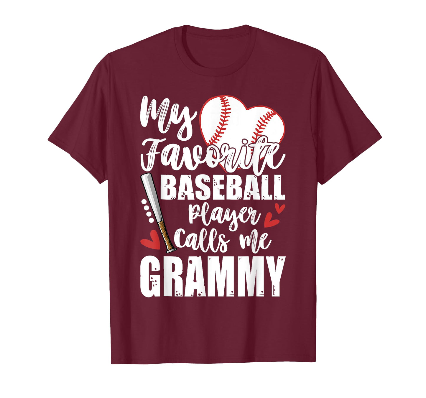 My Favorite Baseball Player Calls Me Grammy Baseball Pride T-Shirt