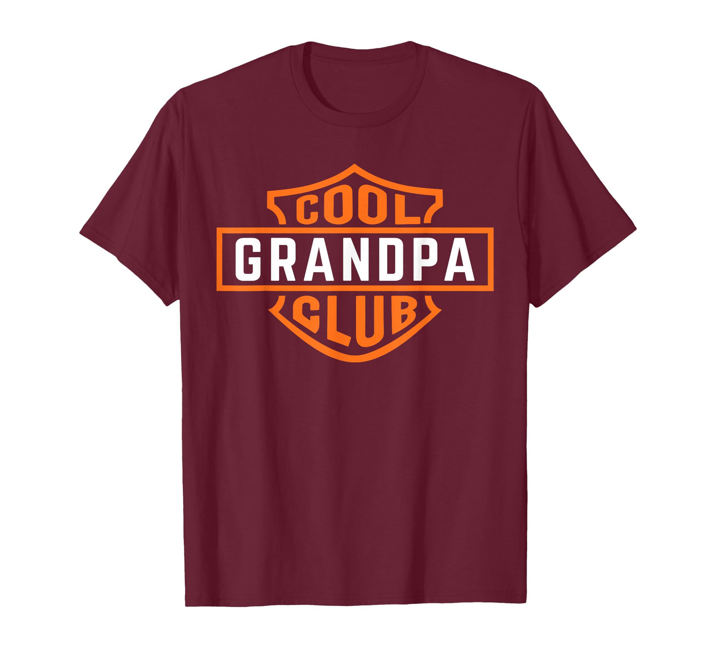 Retro Cool Grandpa Club Grandparents Mens Father's Day T-Shirt