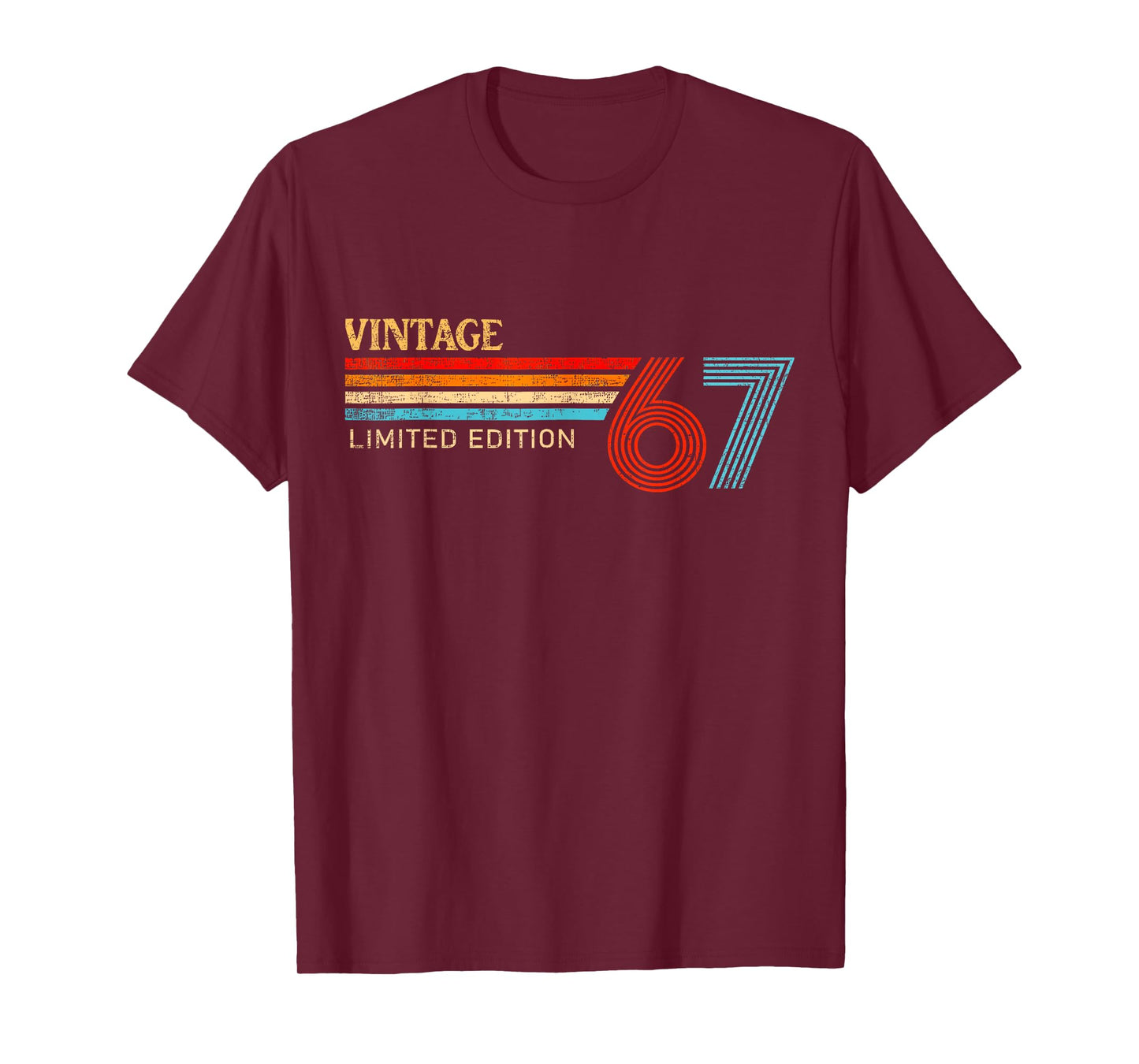 Vintage 1967 Limited Edition Birthday 1967 Men Women T-Shirt