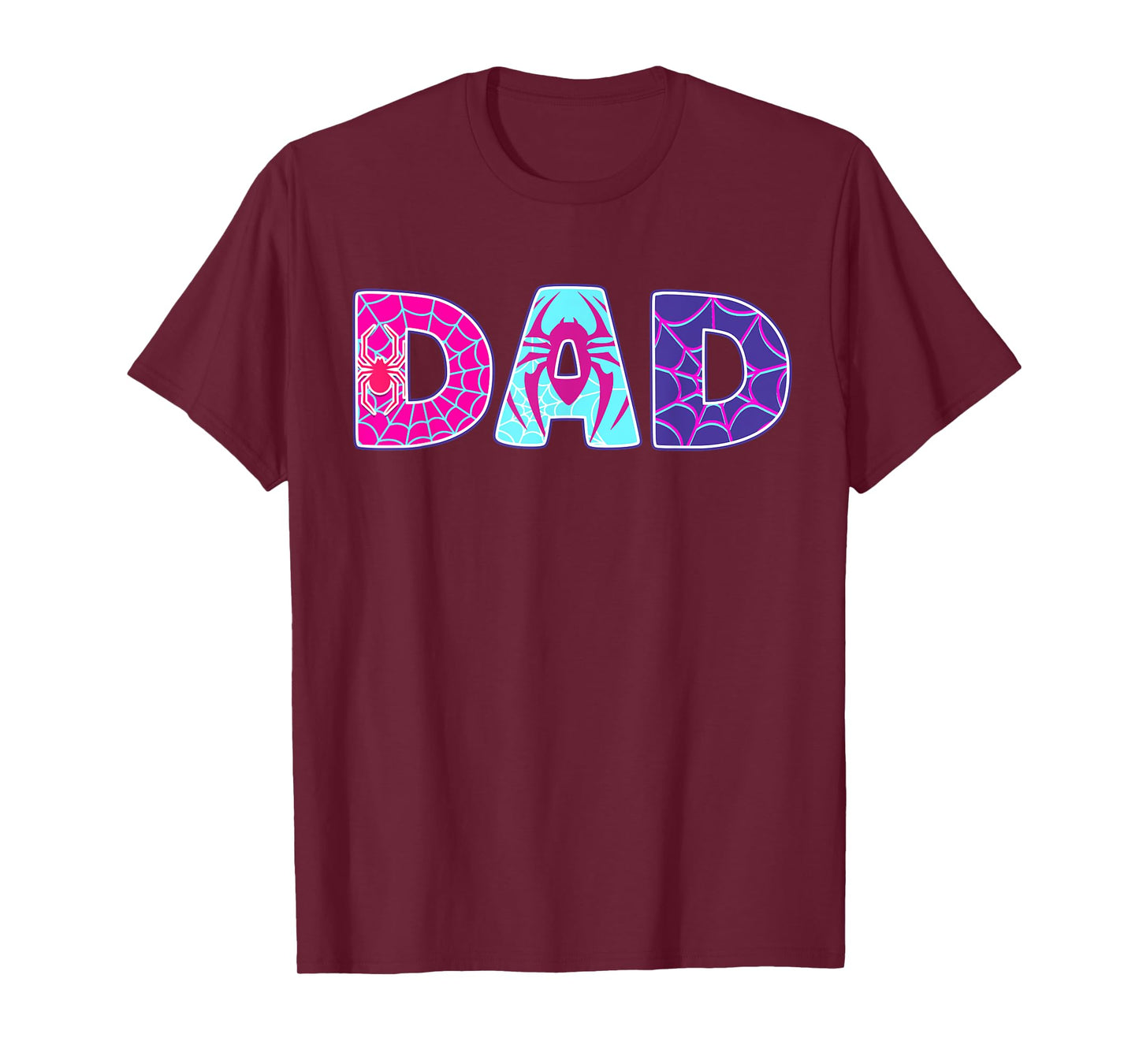 Men Dad Spider Dad Father's Day Family Birthday T-Shirt