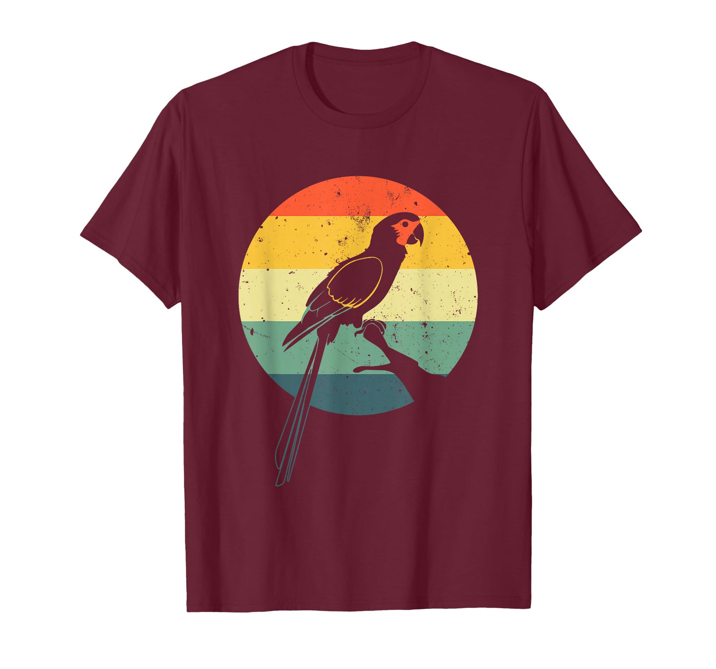 Cool Parrot Art for Men Women Girls Parrot Bird Lovers T-Shirt