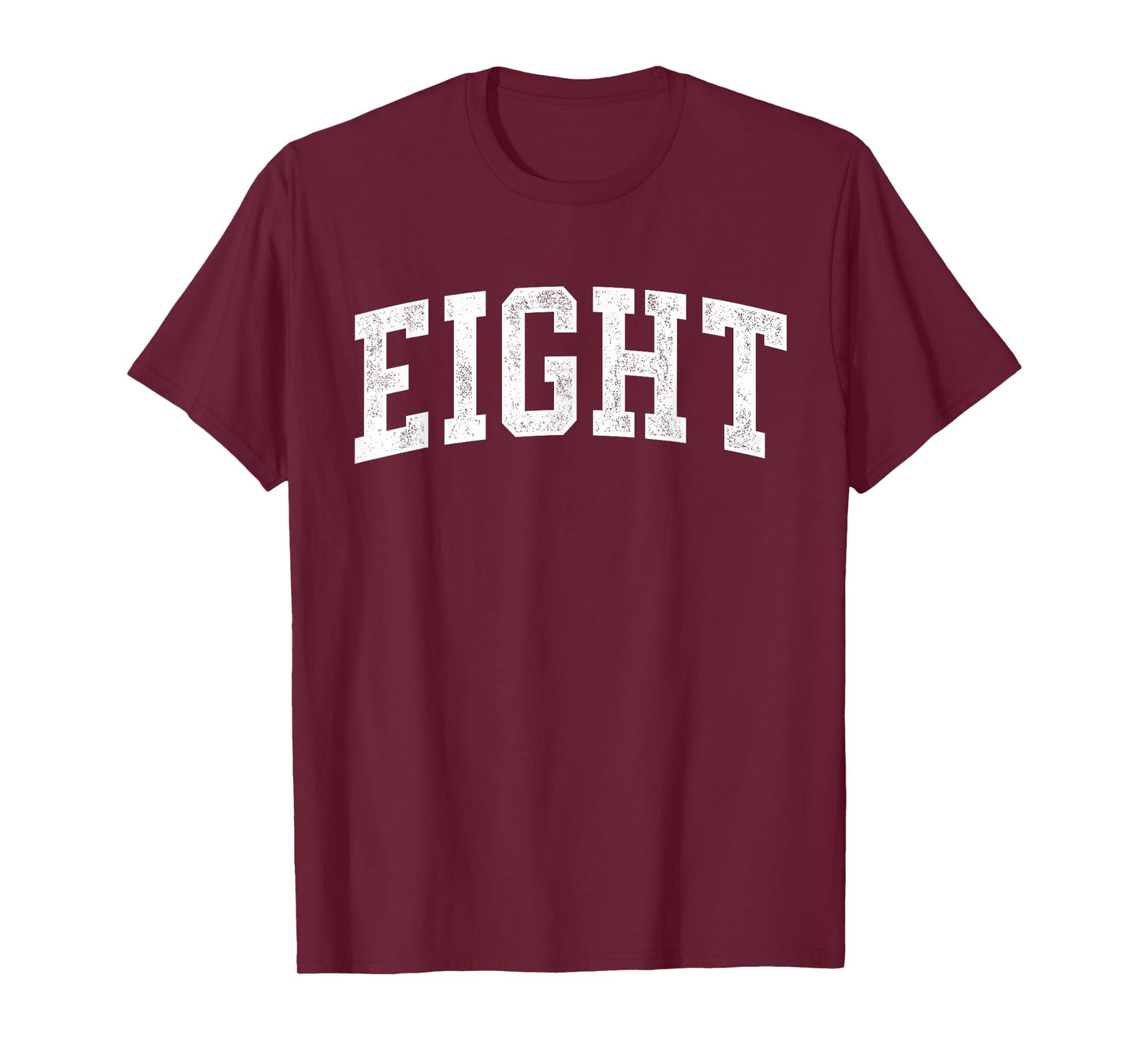 Eight Minimalist 8th Birthday Design 8-Year-Old T-Shirt