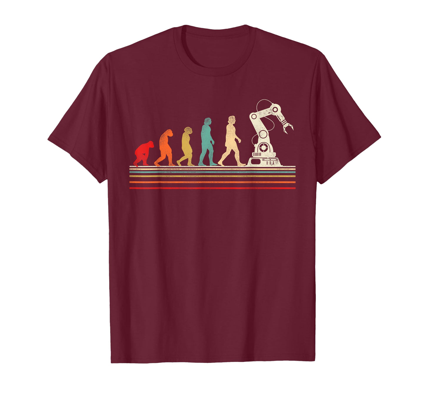 Robot Robotics Engineer Retro Vintage T-Shirt