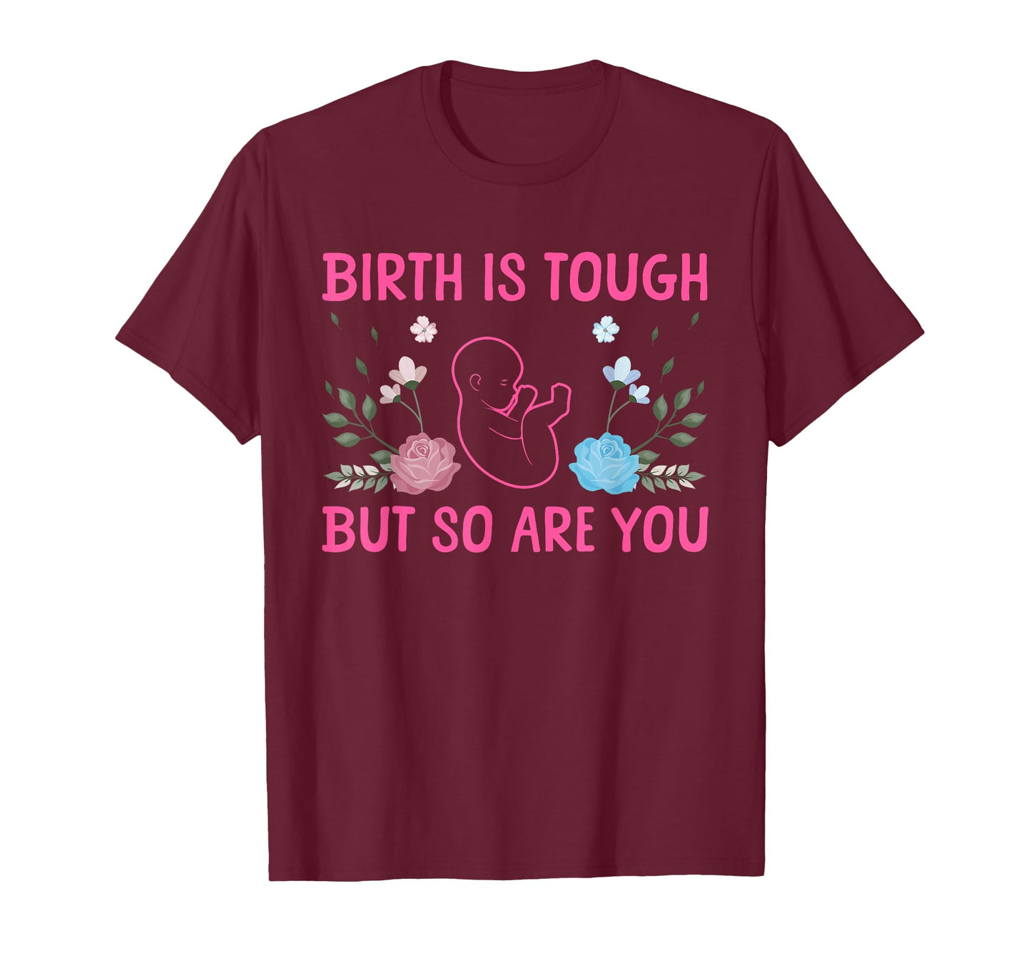 Best Doula Art for Women Girls Birth Worker Midwife Doula T-Shirt
