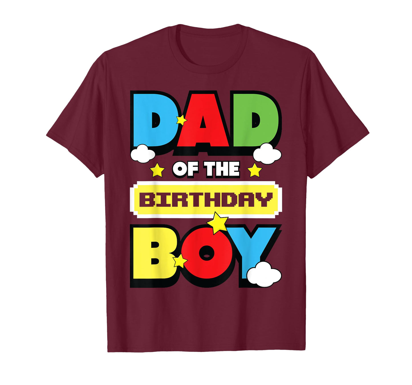 Dad And Mom Birthday Boy Party Decor Family Matching T-Shirt
