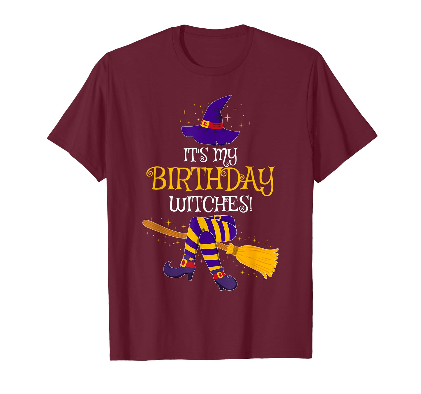It's My Birthday Witches! Family Matching Costume Halloween T-Shirt