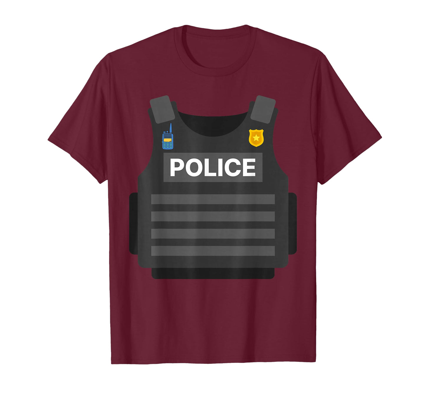 Halloween Policeman Costume Halloween Police Officer Costume T-Shirt