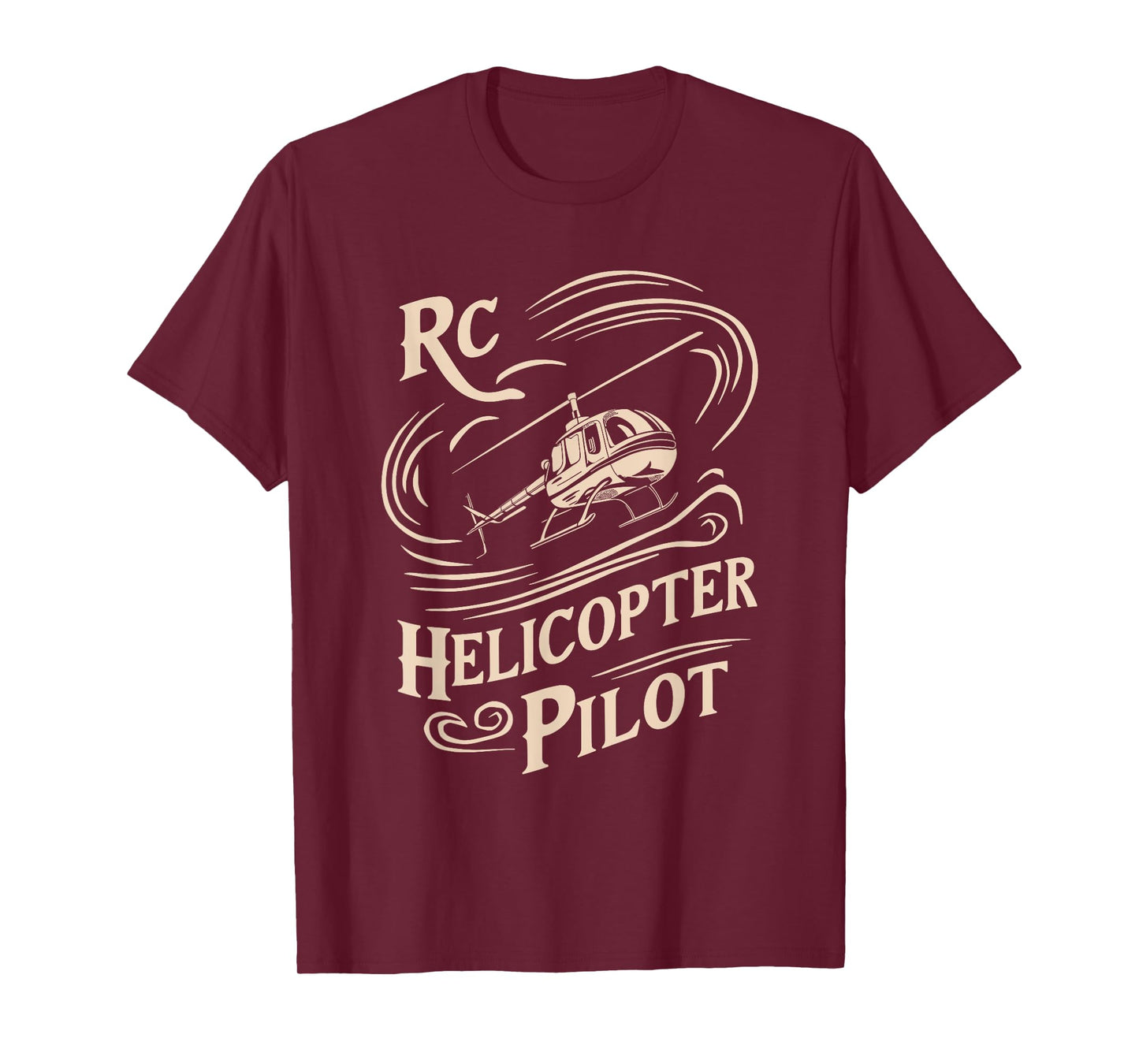 Remote Controlled Flying Funny RC Helicopter Pilot T-Shirt