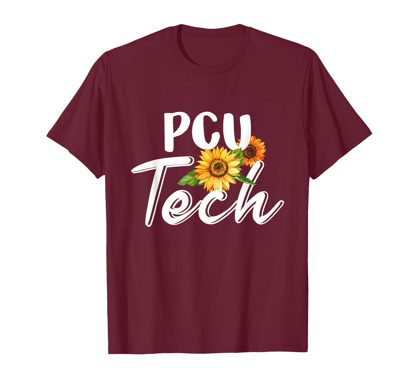 Cute PCU Tech With Sunflower Vintage T-Shirt