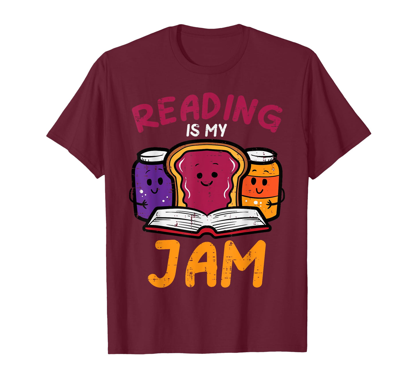 Reading My Jam Read Reading Book Librarian Men Women Kids T-Shirt