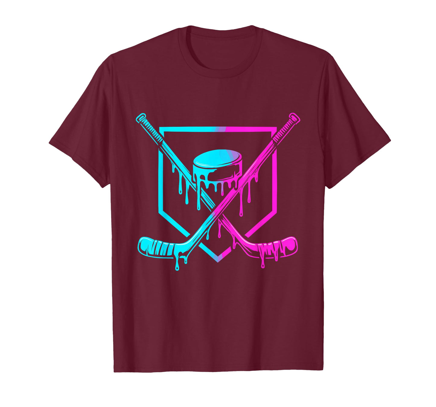 Hockey Drip for Boys Ice Cream Drip Youth Boys Hockey Kids T-Shirt