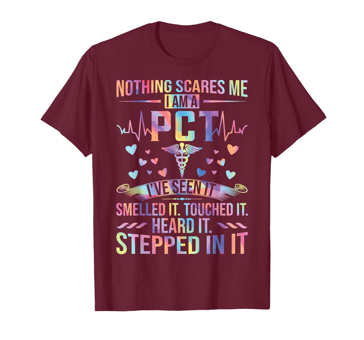 PCT Week Nothing Scares Me Funny Patient Care Technician T-Shirt