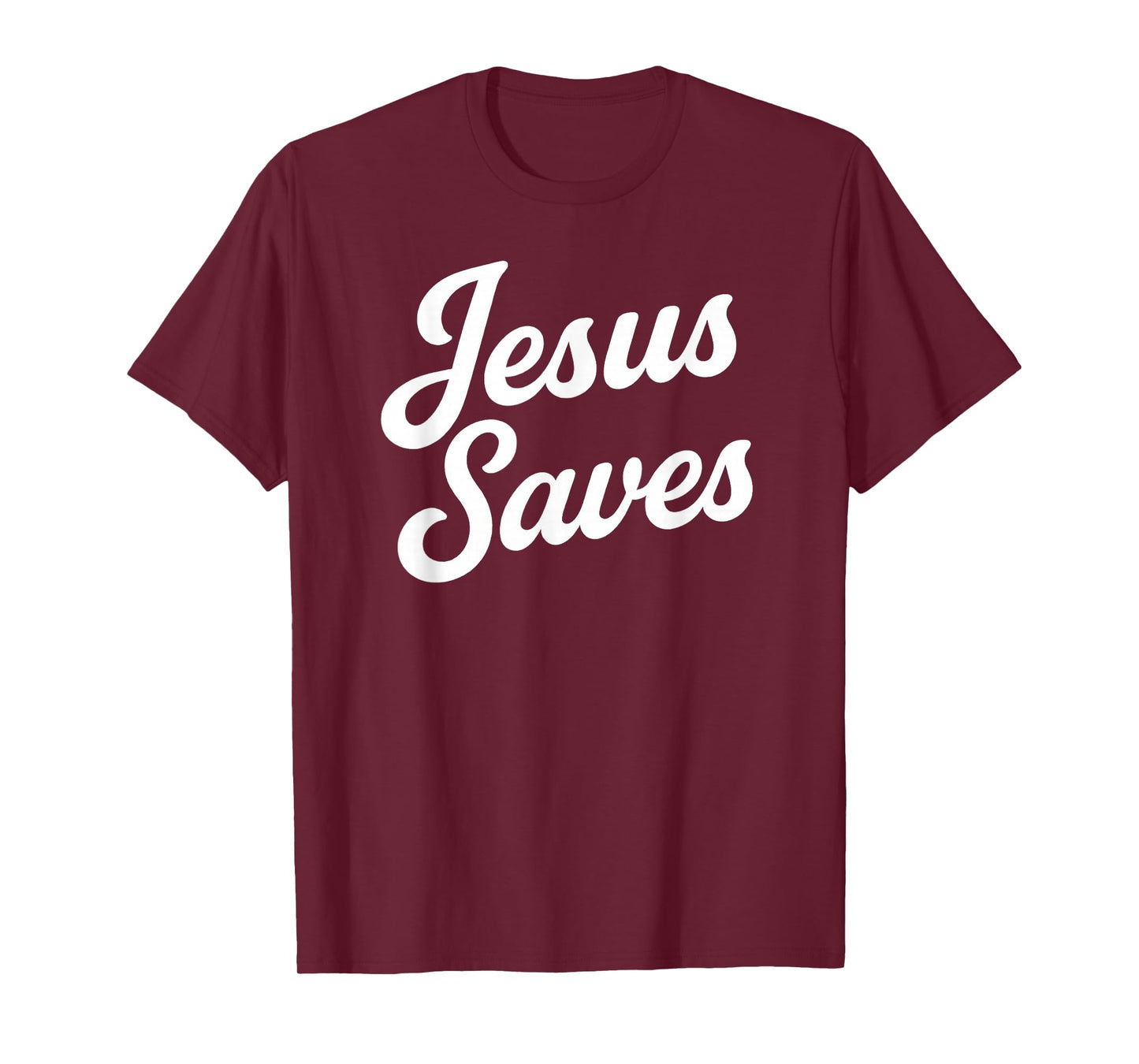Jesus Saves Vintage Script T-Shirt