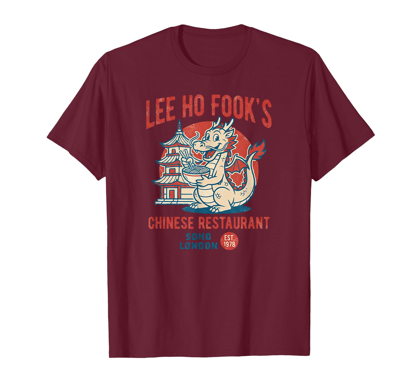 Vintage Lee Ho Fook's Chinese Restaurant Soho London T-Shirt