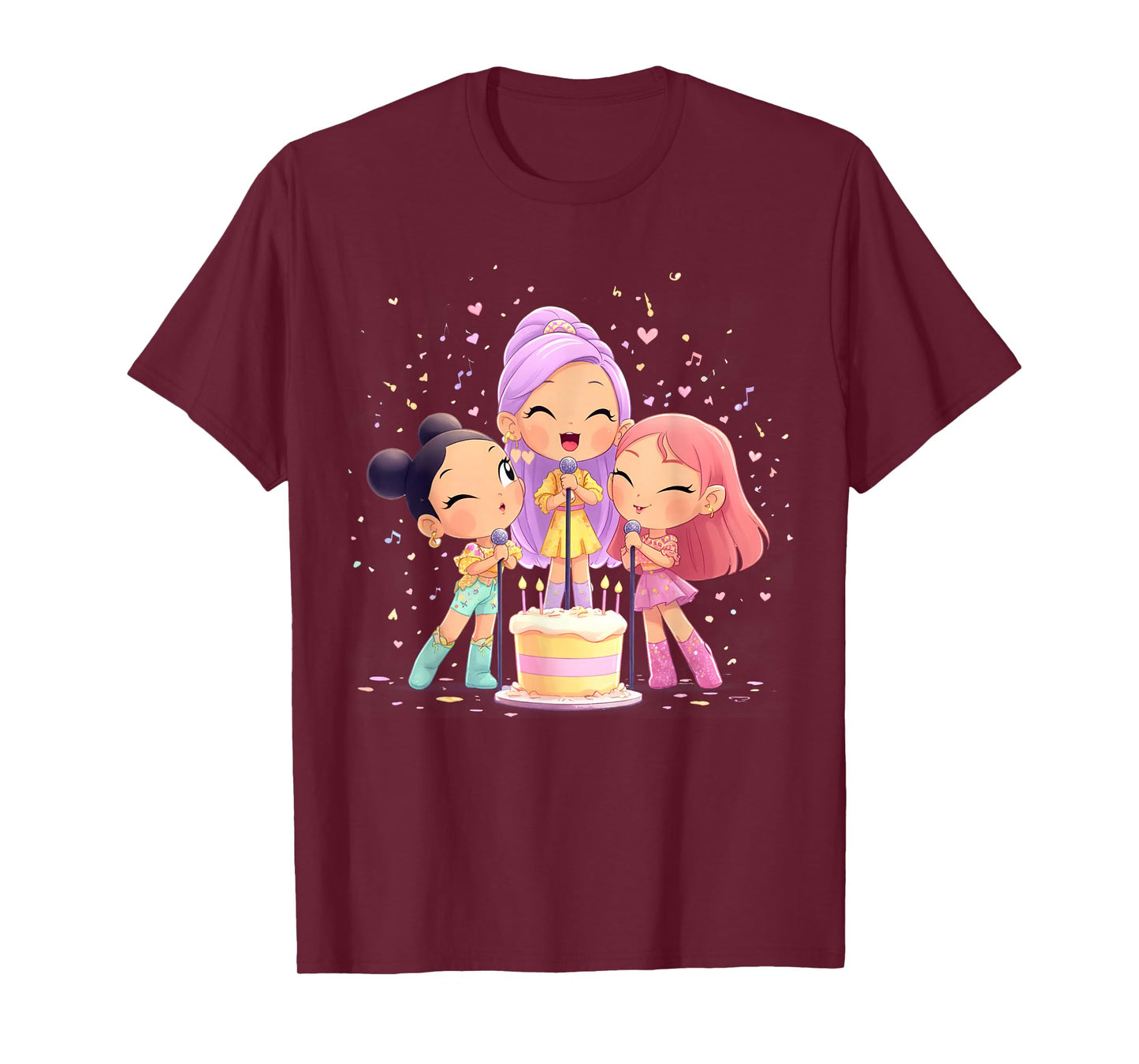It's My Birthday Cute Chibi Kpop Funny Birthday Girl Korean T-Shirt