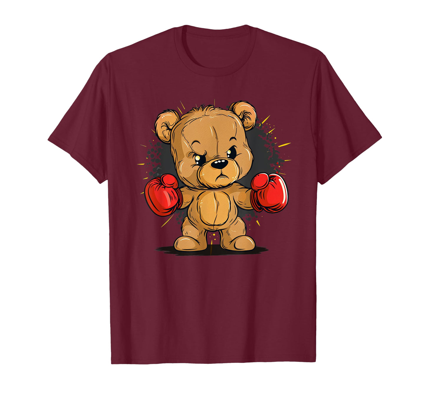 Angry Teddy bear with boxing gloves for boys and girls T-Shirt