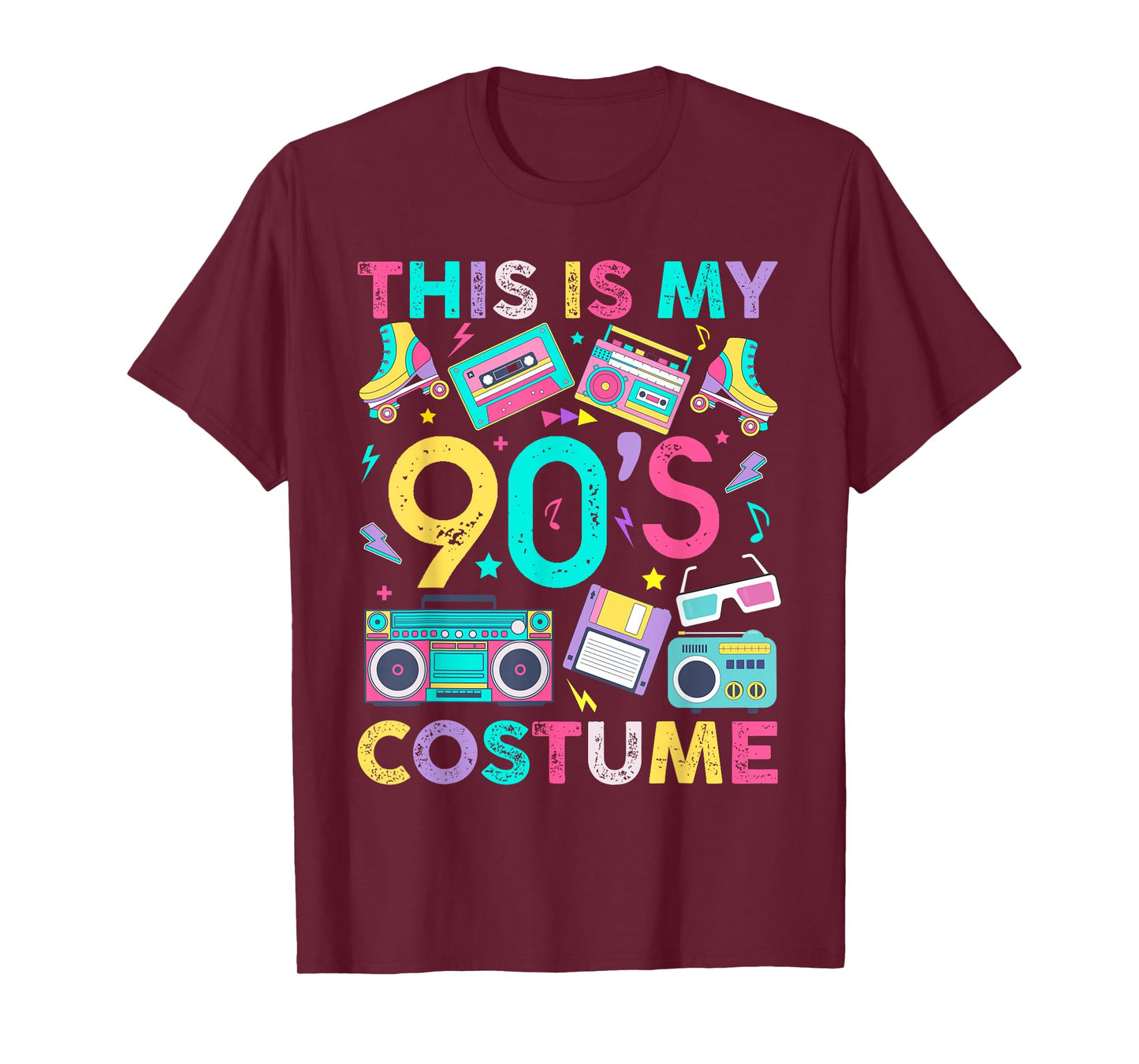 This is My 90s Costume Vintage Style Mixtape Era 90s Party T-Shirt