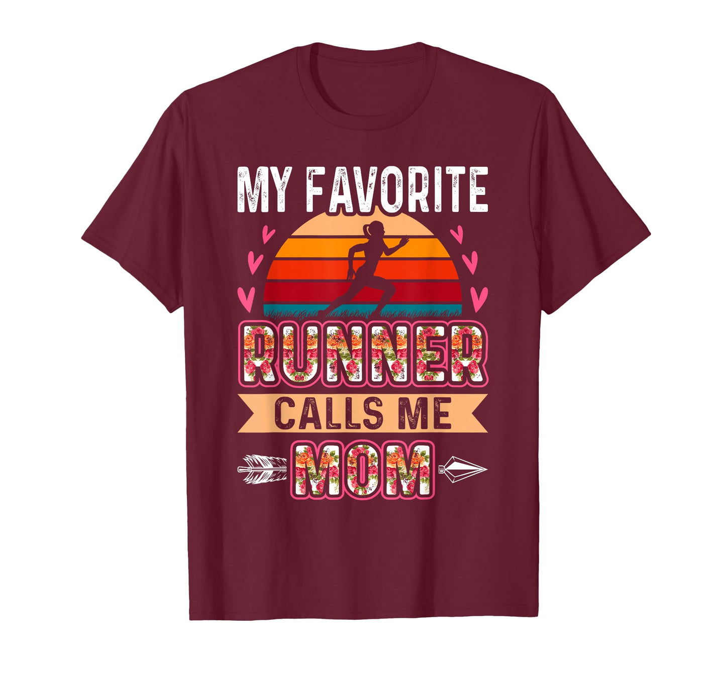 My Favorite Cross Country Runner Calls Me Mom Funny T-Shirt